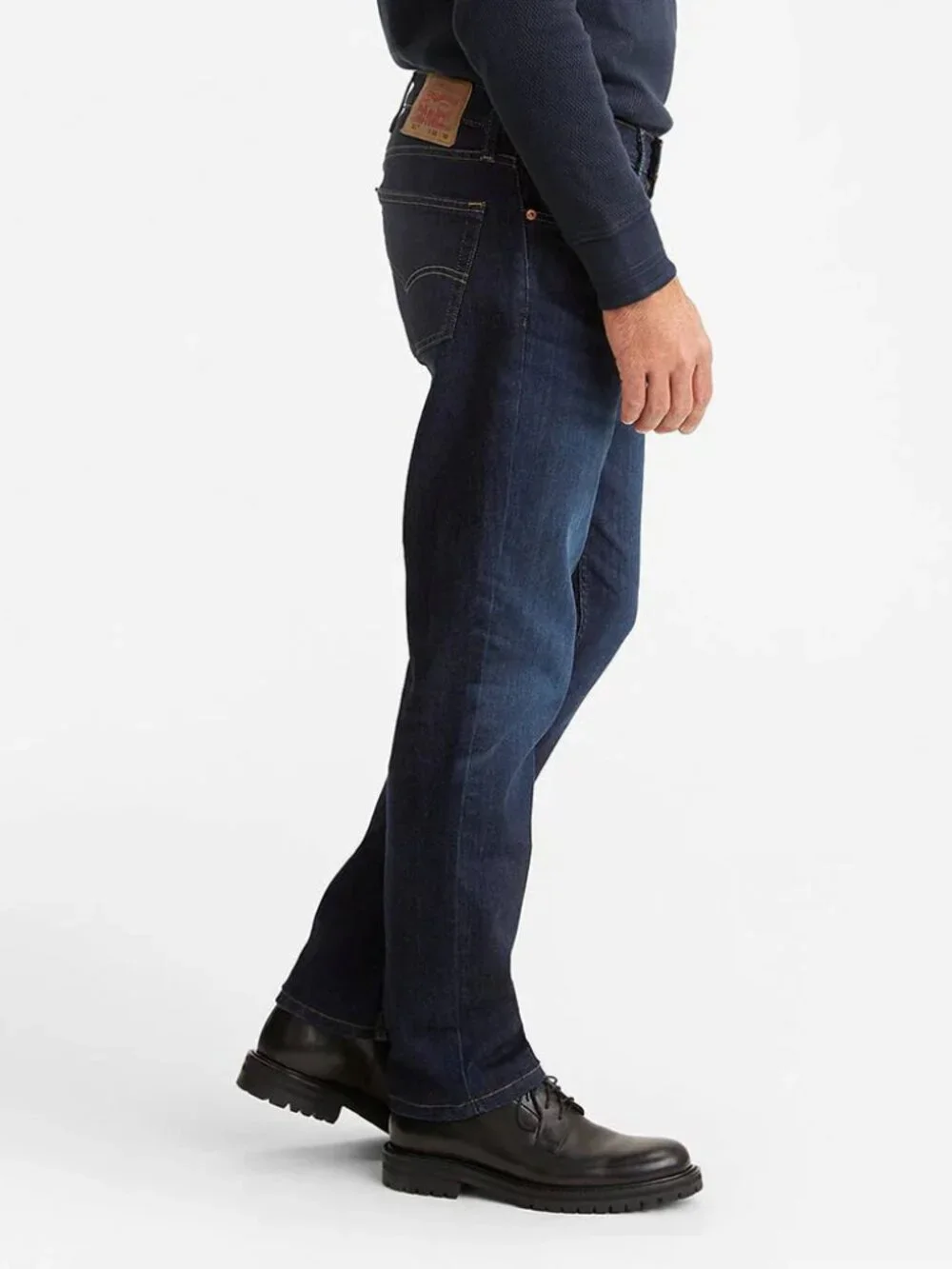 Levi's 511 Medium Wash Rinse Slim Fit Mid Rise Leg Navy Denim Jeans Pants 30x30